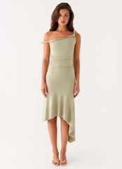 Huntah Midi Dress - Sage