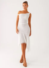 Huntah Midi Dress - Ivory