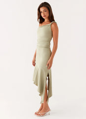 Huntah Midi Dress - Sage