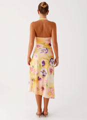 Kayce Midi Dress - Sunburst Floral