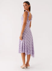 Asteri Midi Dress - Lavender Meadow
