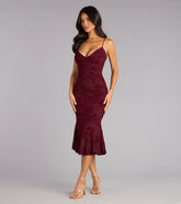 Enchanted Hour Mermaid Midi Dress