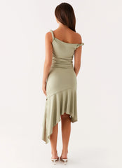 Huntah Midi Dress - Sage