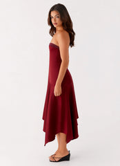 Matisse Midi Dress - Red