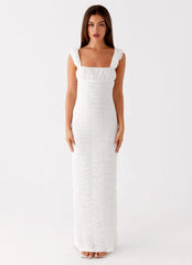 Senses Midi Dress - White
