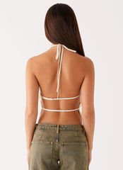 Bennie Halter Top - Ivory