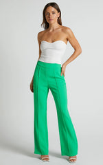 Jessa Pants - High Waisted Pants in Green